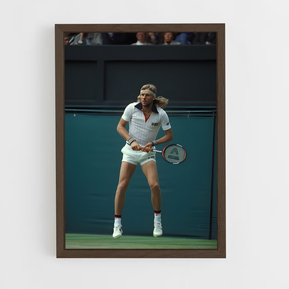 Poster Bjorn borg athlétique – affiche Tennis (vue 5)